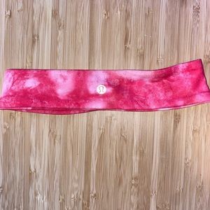 Pink Toe Dye Lululemon Headband
